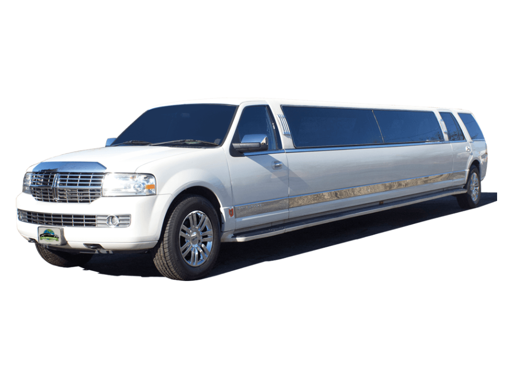 A photo of a luxurious limousine car transfer service